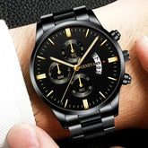 Gifting set Men Stainless Steel Watch