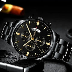 Gifting set Men Stainless Steel Watch