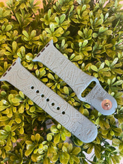 Designer Silicone Watch Strap