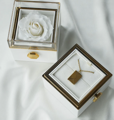Rose Shaped Jewelry Storage (Square)