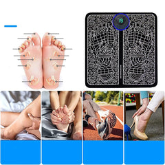Foot Massger Sole Massage Pad Feet Muscle 8 Modes 19 Level