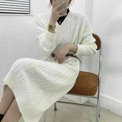 Winter Sweater Dress Women