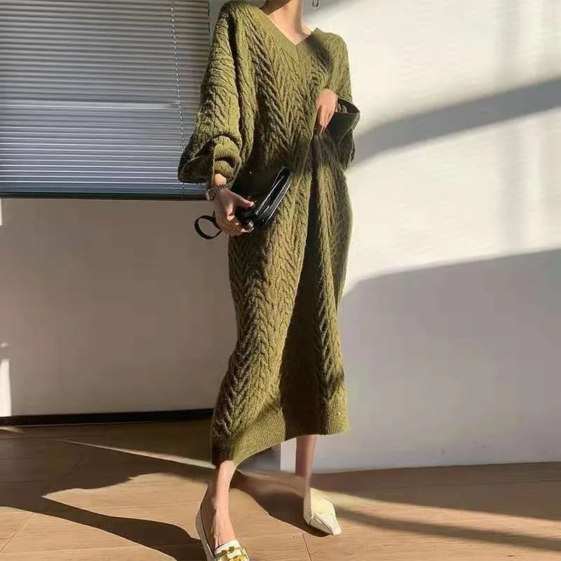 Winter Sweater Dress Women