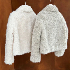 Women Winter Warm Coat Furry Lambs wool Coat