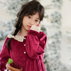 Girls' Dresses, Autumn and Winter Forest Style