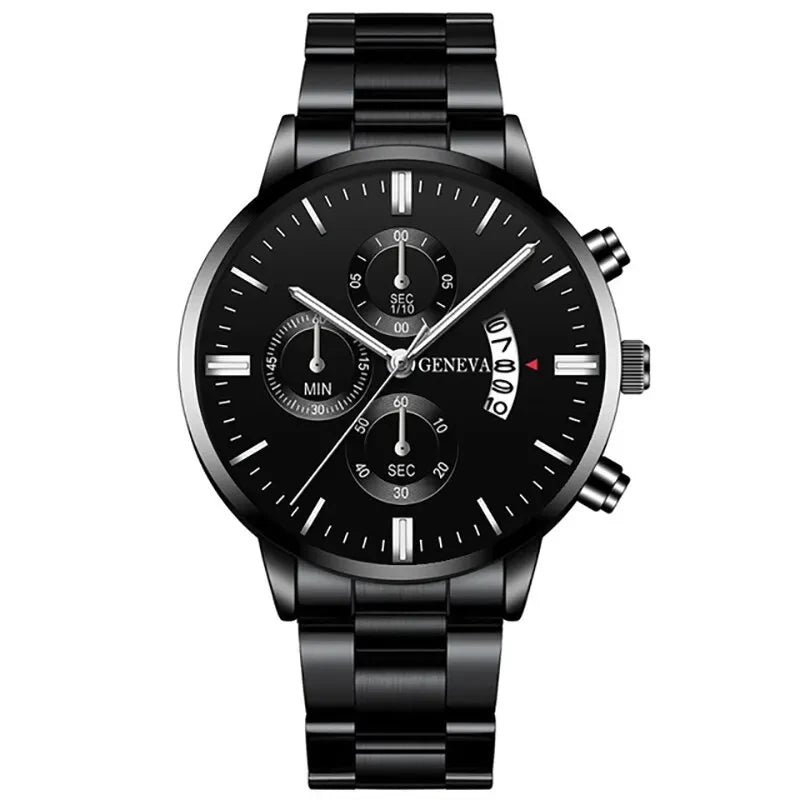 Gifting set Men Stainless Steel Watch