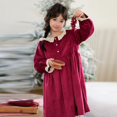 Girls' Dresses, Autumn and Winter Forest Style