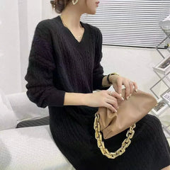 Winter Sweater Dress Women