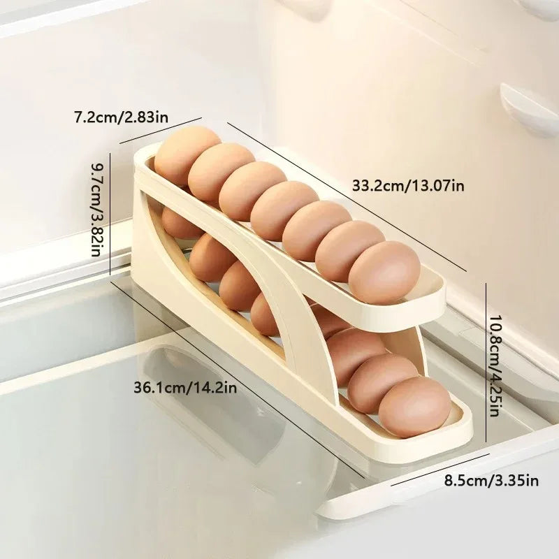 Egg rack holder for refrigerator