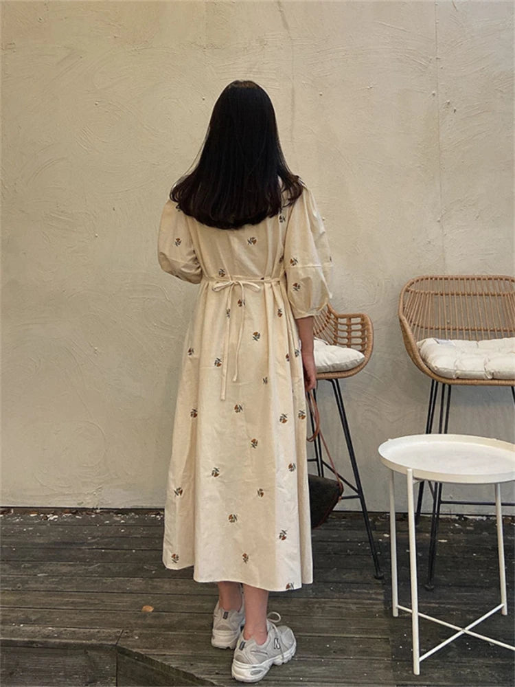 Winter long dress