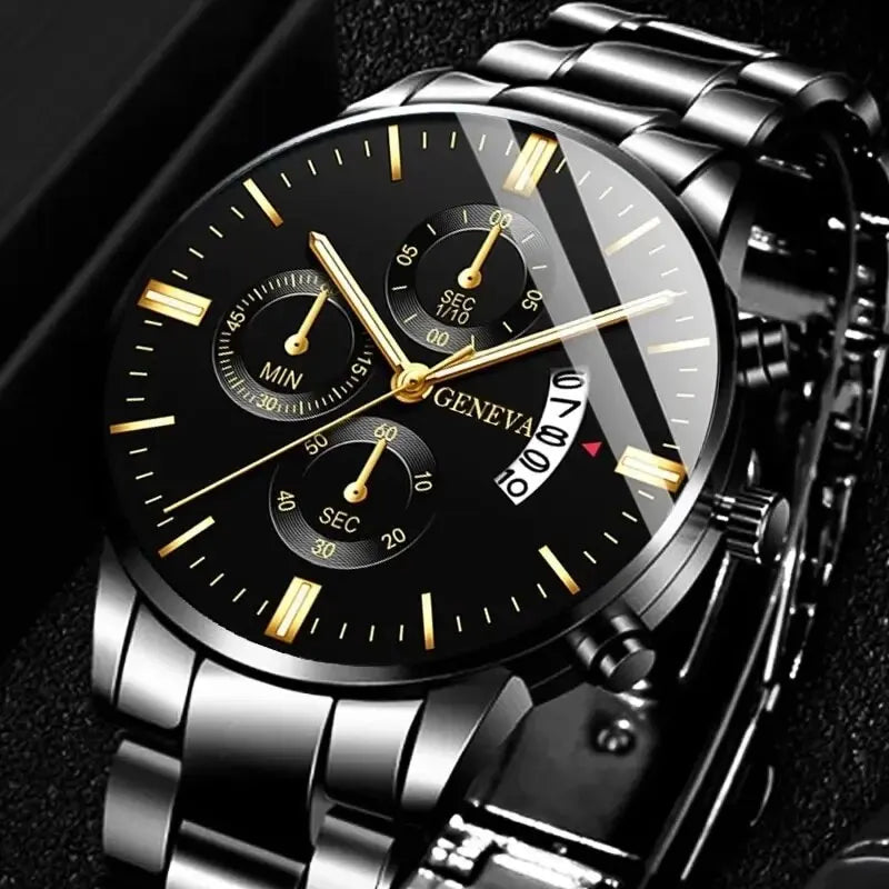 Gifting set Men Stainless Steel Watch