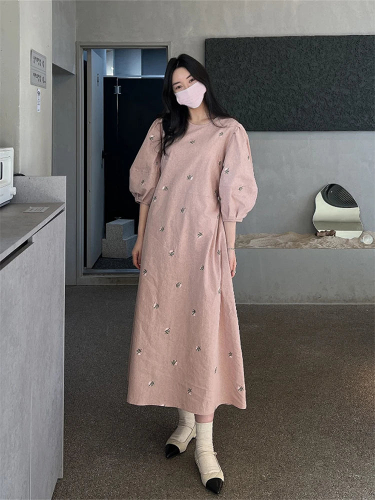 Winter long dress