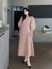 Winter long dress
