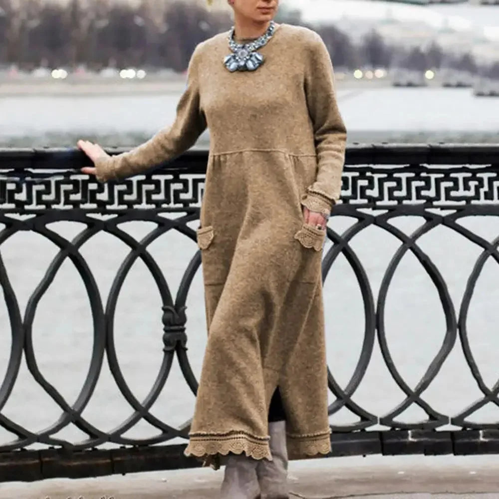 Long dress winter dress