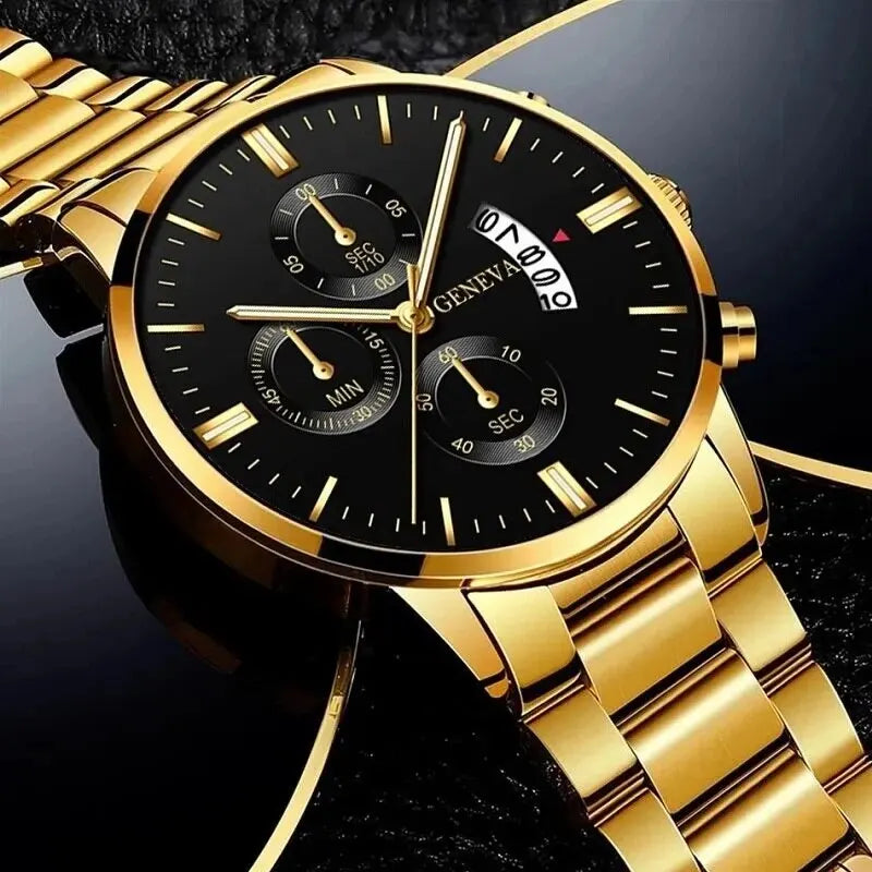 Gifting set Men Stainless Steel Watch