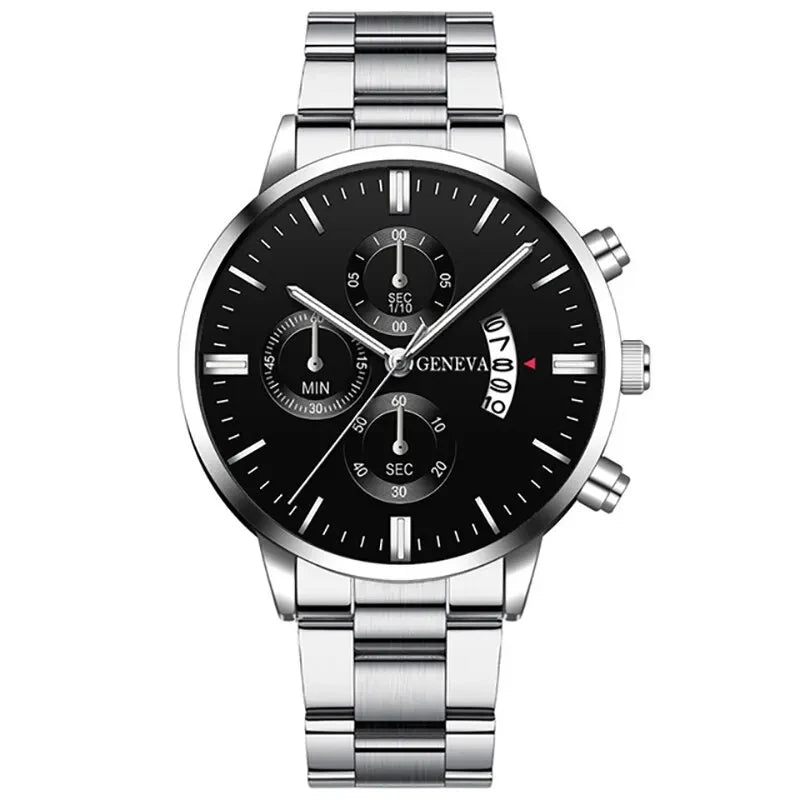 Gifting set Men Stainless Steel Watch