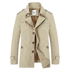 Winter Fashion Windbreaker Coat for Men Outdoor Casual