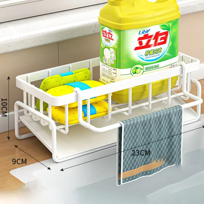 Kitchen Shelf Rag Storage Drainage