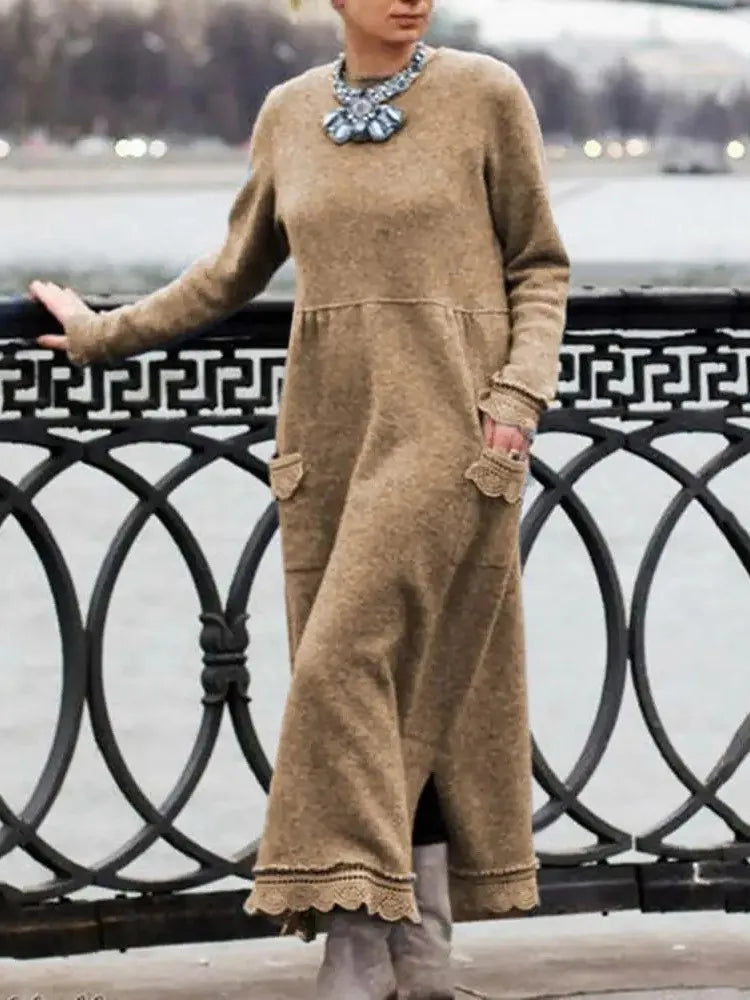 Long dress winter dress