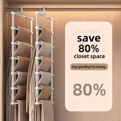Multi functional pants rack