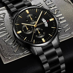 Gifting set Men Stainless Steel Watch