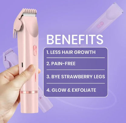 2 in 1 women body shaver