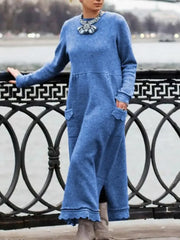 Long dress winter dress