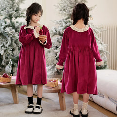 Girls' Dresses, Autumn and Winter Forest Style
