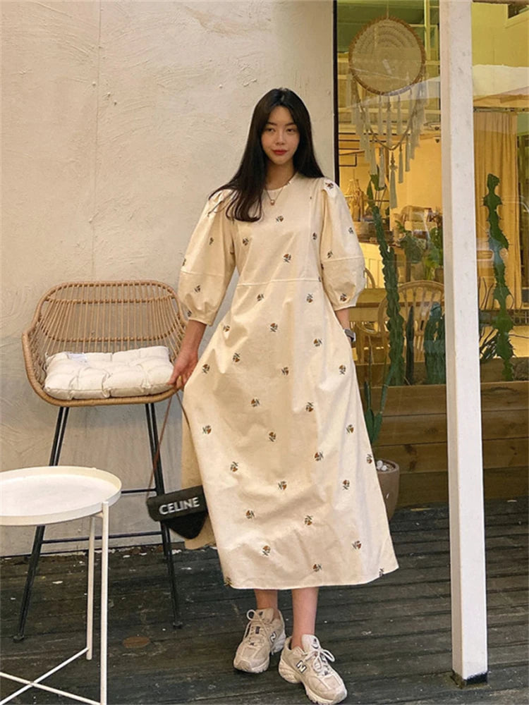 Winter long dress