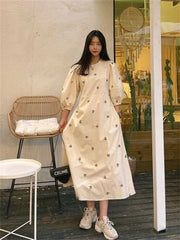 Winter long dress