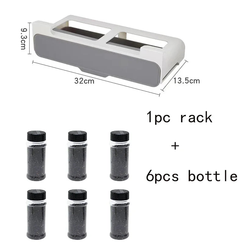 Kitchen Seasoning Bottle Storage Rack
