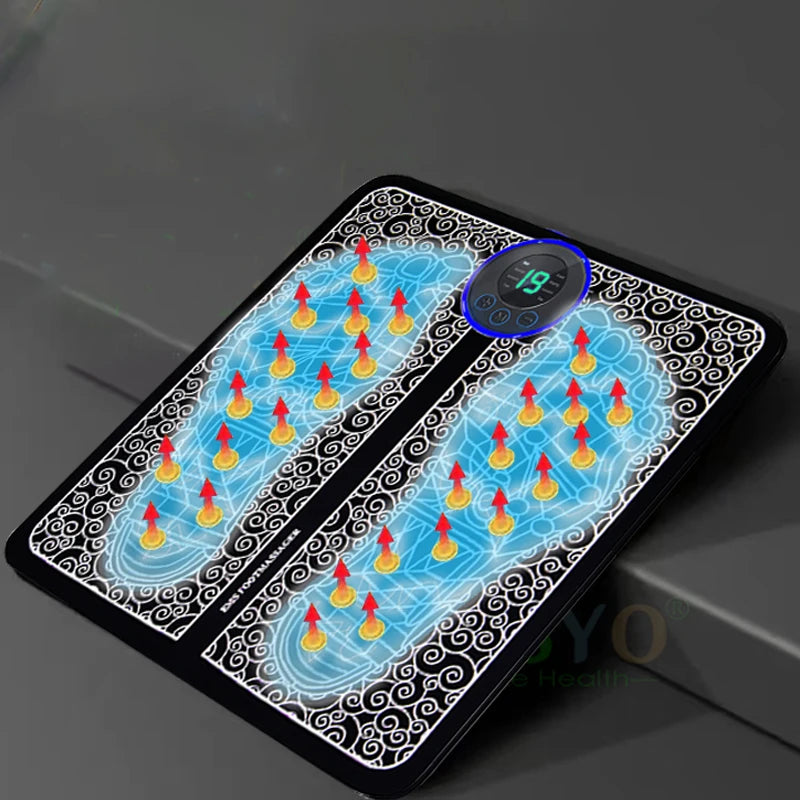 Foot Massger Sole Massage Pad Feet Muscle 8 Modes 19 Level