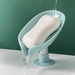 Waterfall-Style Soap Holder with Drain